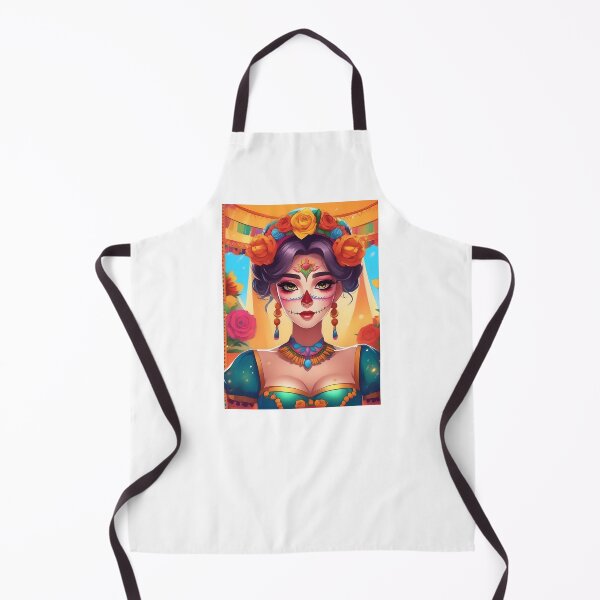 Item preview, Beautiful Girl In Las Dias De Los Muertos Mexican Costume designed and sold by JoyPhotoArt.