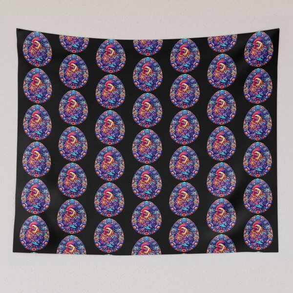 Item preview, Easter Egger Chicken Polish Folk Art designed and sold by Pati-Design.