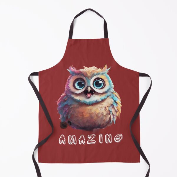 Item preview, Owl is surprised designed and sold by KarakitAI.