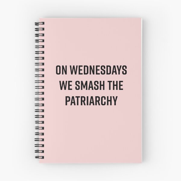 Item preview, On Wednesdays We Smash the Patriarchy - Black Text designed and sold by LunarFoxID.
