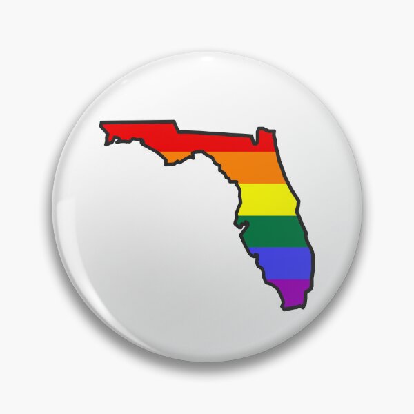 Item preview, Florida Pride! Rainbow Stripes in FL, USA designed and sold by YonderAndBeyond.