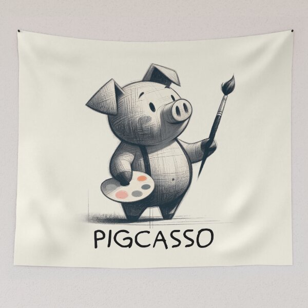 Item preview, Pigasso's Artistic Flair designed and sold by RuyaFab.