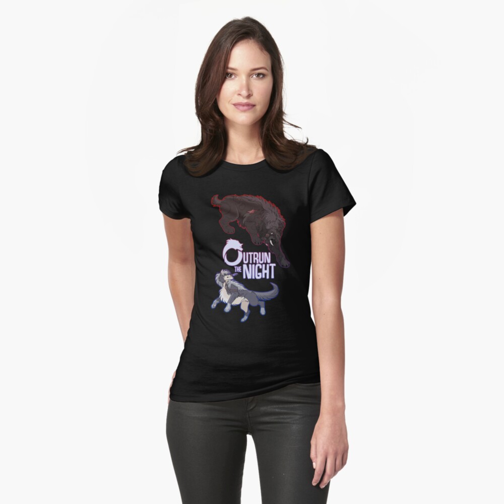 Item preview, Fitted T-Shirt designed and sold by OutrunTheNight.