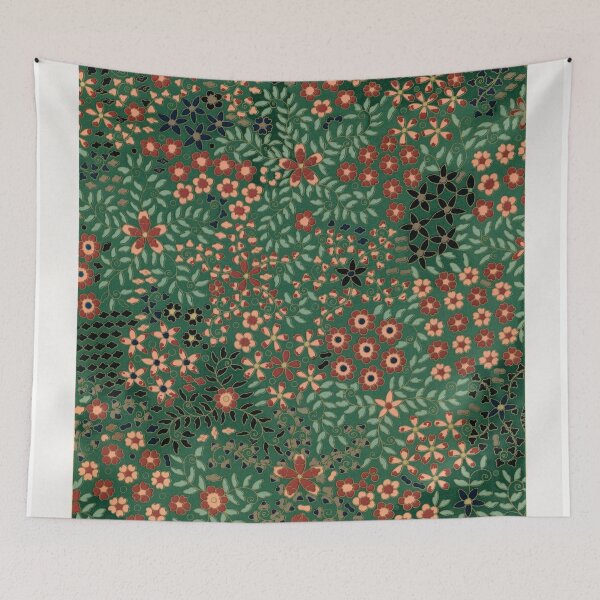 Item preview, Japanese floral print pattern G.A. Audsley designed and sold by cocomelon168.
