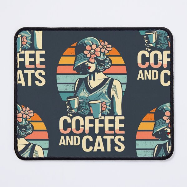 Item preview, vintage girls coffee and cats v50 designed and sold by FenwickDesign99.