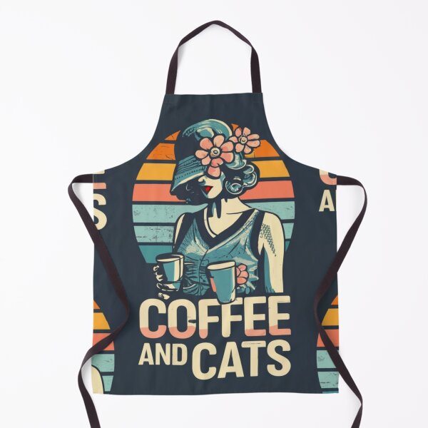 Item preview, vintage girls coffee and cats v50 designed and sold by FenwickDesign99.
