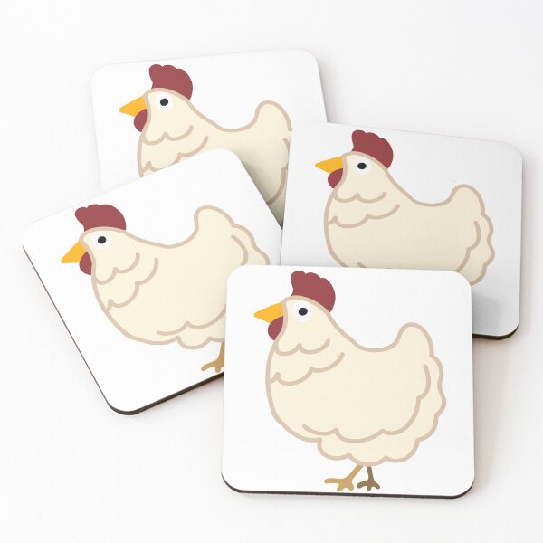 Item preview, Simplistic White Chicken designed and sold by TheBlueChicken.
