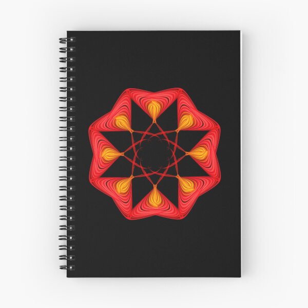 Item preview, red mandala designed and sold by Meo Design.