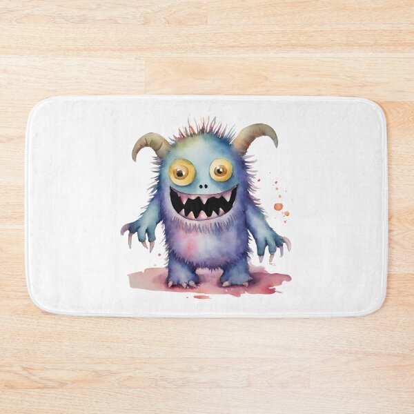 Item preview, Watercolor Friendly Monster 4 designed and sold by FlutterByH.