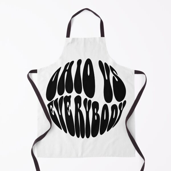 Item preview, Ohio Vs Everybody Text Monochrome White designed and sold by Meepuruproject.