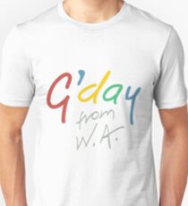 G'day from WA Unisex T-Shirt