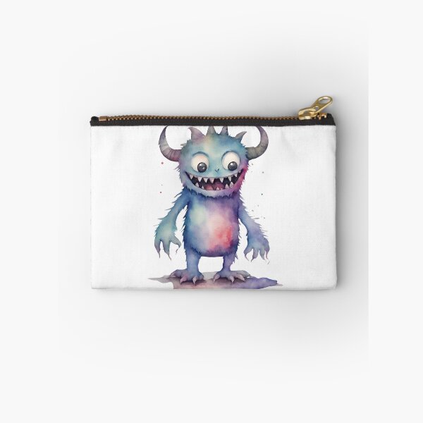 Item preview, Watercolor Friendly Monster 5 designed and sold by FlutterByH.