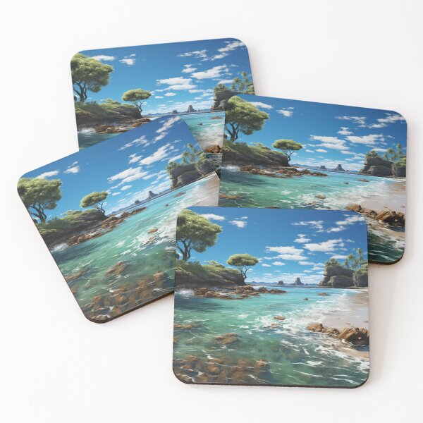 Item preview, Coastal Art Realistic Landscape Realism Painting Tropical Beaches C111-04 designed and sold by MPCFICTION.