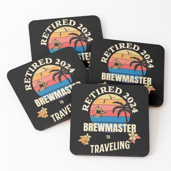 Item preview, Retired Brewmaster 2024. Tropical Sunset Retirement Vibes Design designed and sold by johnharry3.