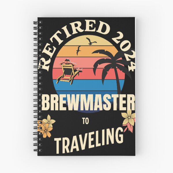 Item preview, Retired Brewmaster 2024. Tropical Sunset Retirement Vibes Design designed and sold by johnharry3.