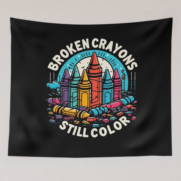 Item preview, broken crayons still color designed and sold by Madanart.