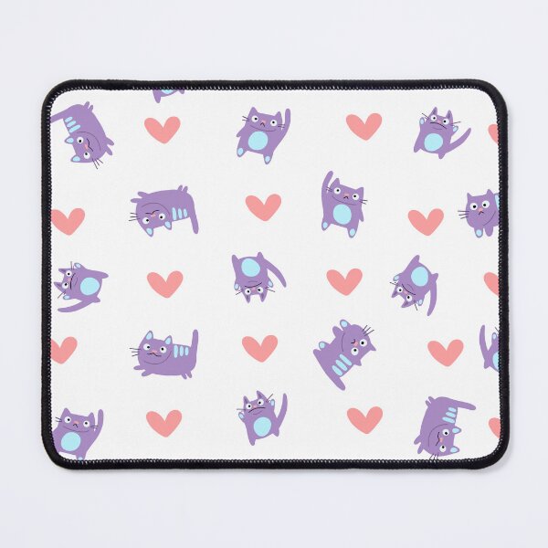 Item preview, Funny Purple Cats in Hearts - Stickers Pack designed and sold by Tomasz C.