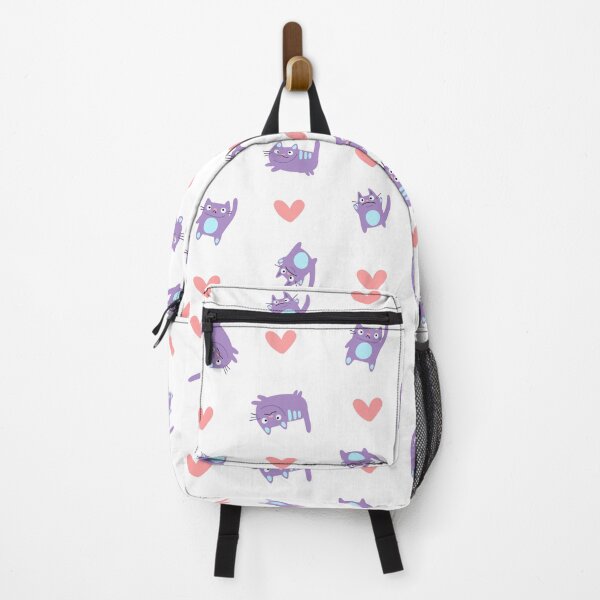 Item preview, Funny Purple Cats in Hearts - Stickers Pack designed and sold by Tomasz C.
