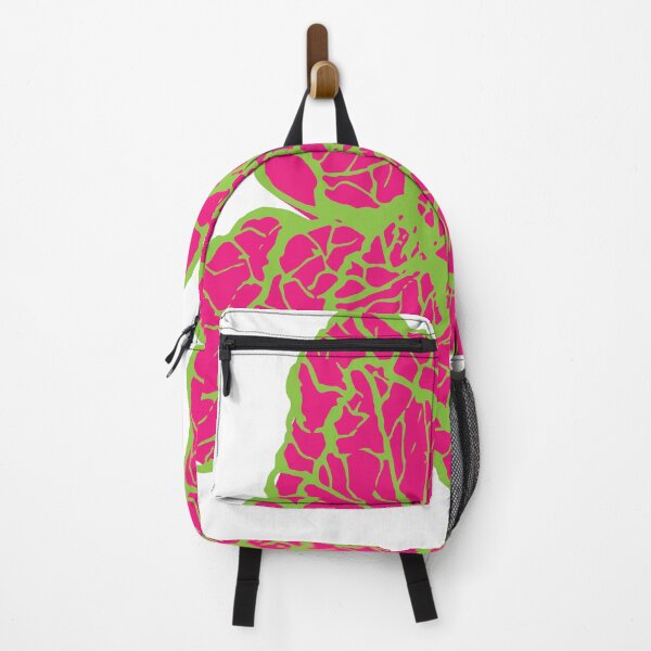 Item preview, Wild Flower in Pink and Green designed and sold by Creative Soul Art.