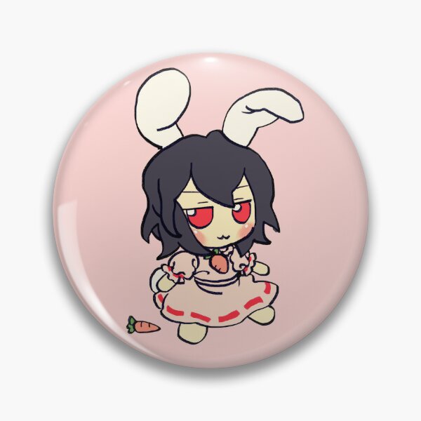 Item preview, Ransroom draws pink pastel tewi inaba fumo plush with a carrot / touhou memes designed and sold by RansRoom.