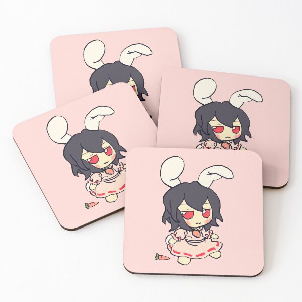 Item preview, Ransroom draws pink pastel tewi inaba fumo plush with a carrot / touhou memes designed and sold by RansRoom.