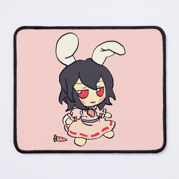 Item preview, Ransroom draws pink pastel tewi inaba fumo plush with a carrot / touhou memes designed and sold by RansRoom.