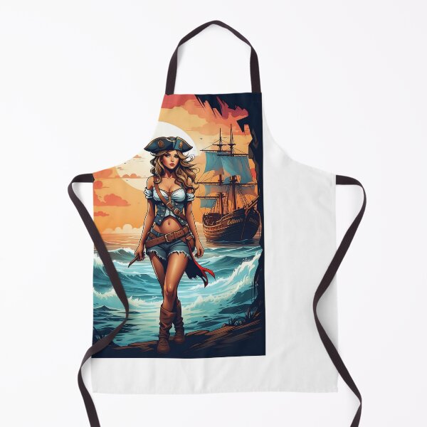 Item preview, Corsair's Grace: A Portrait of Swashbuckling Elegance designed and sold by ArtComixHaven.
