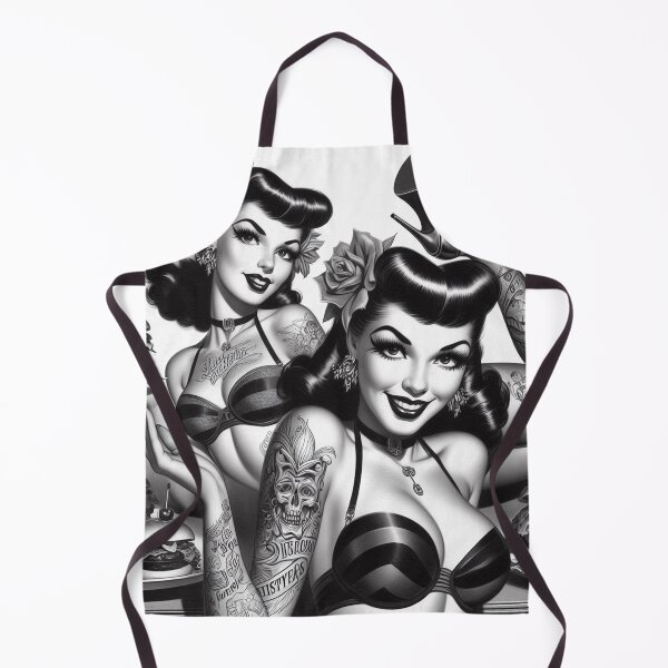 Item preview, Vintage Tattoo Pin Ups designed and sold by PulpVintage.