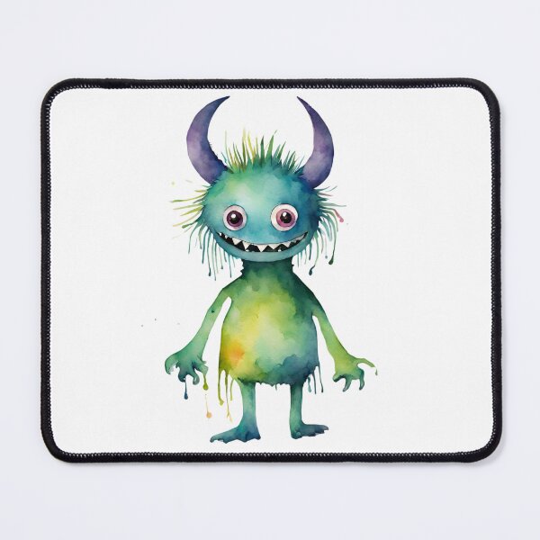 Item preview, Watercolor Friendly Monster 7 designed and sold by FlutterByH.
