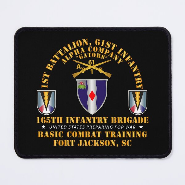 Item preview, Army -  A Co 1st Bn 61st Infantry (BCT) - 165th Inf Bde Ft Jackson SC designed and sold by Military Insignia Products.