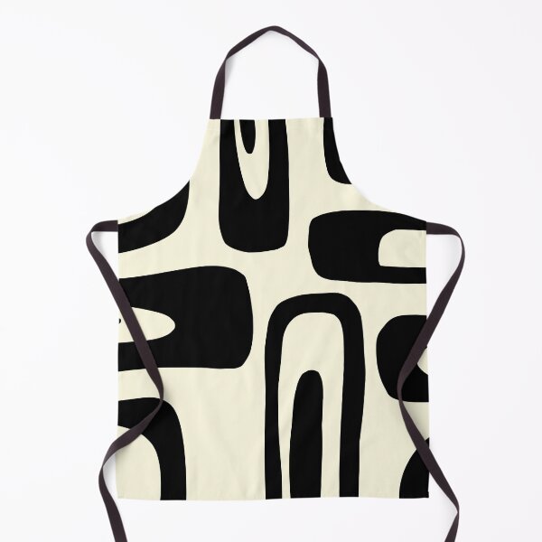 Item preview, patrón de formas irregulares en color negro y beige designed and sold by ArtKar.