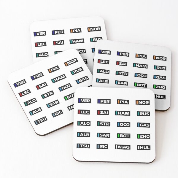 Artikelvorschau, 2024 Formula One Drivers Names Pack entworfen und verkauft von CGSTees.