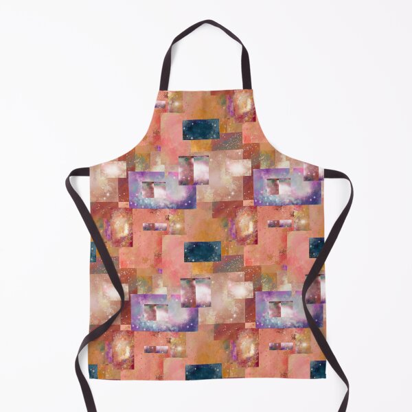 Item preview, Galaxy Scrap Quilt Abstract Art Collage No. 2, Orange Pink Purple  designed and sold by Kristi Duggins.