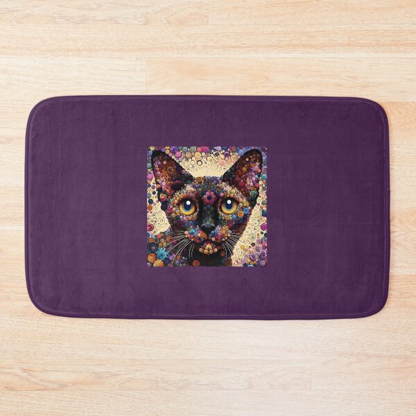 Item preview, Vasarely's Cat Canvas: Devon Rex Marvel designed and sold by BastKittyStore.
