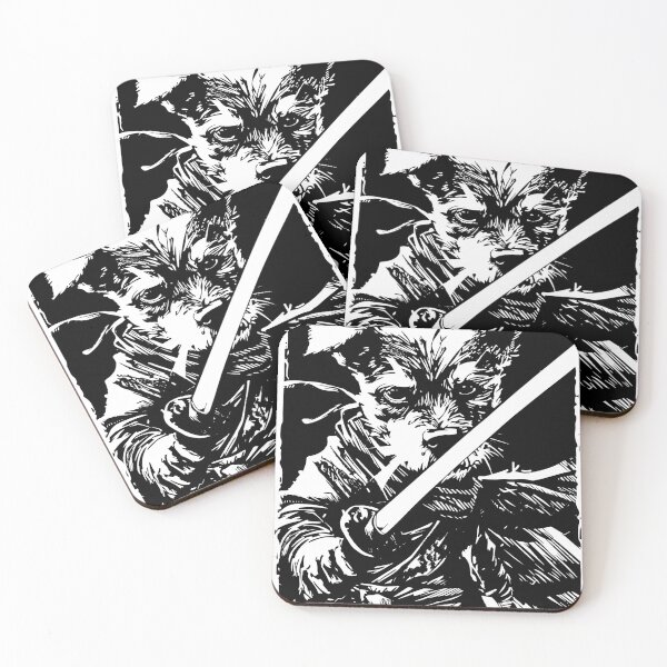 Item preview, Feudal Jack Russel Terrier Samurai Dog, Jack Russel Terrier Samurai, Ominous Looking Samurai Dog Warrior designed and sold by PrintShangri-La.