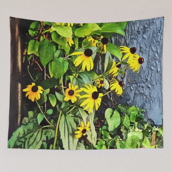 Item preview, Black Eyed Susans By Stone Wall designed and sold by Susan Savad.