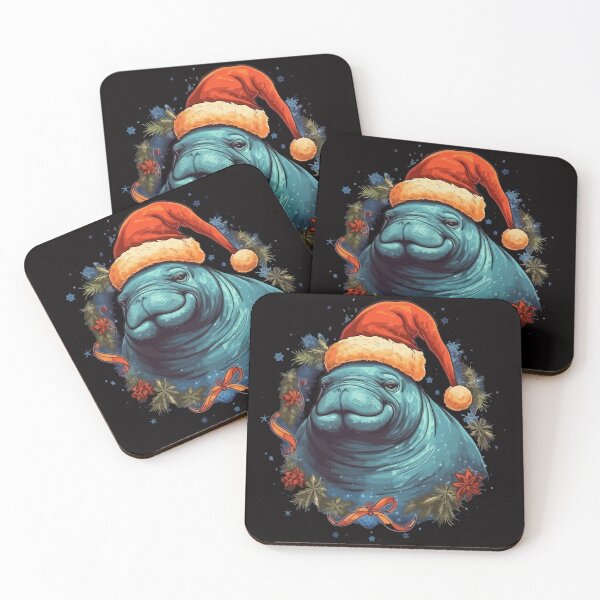Item preview, Christmas Manatee designed and sold by creativellashop.
