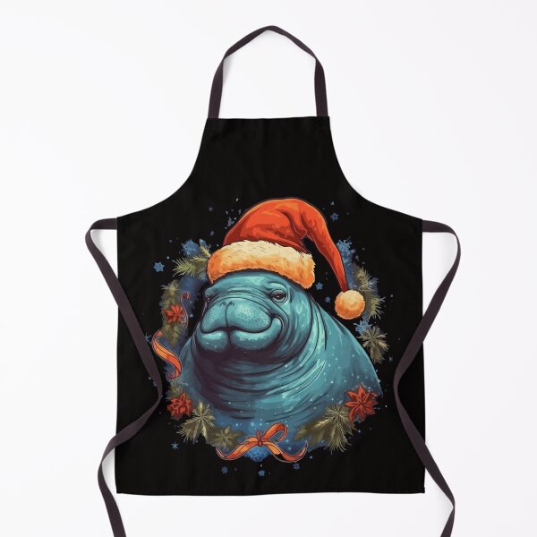 Item preview, Christmas Manatee designed and sold by creativellashop.