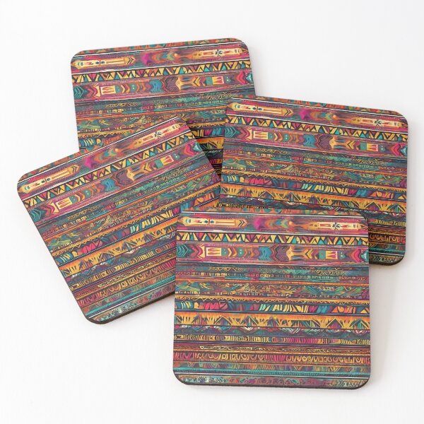 Item preview, Painted abstract tribal pattern. 9 designed and sold by SweetRossel.