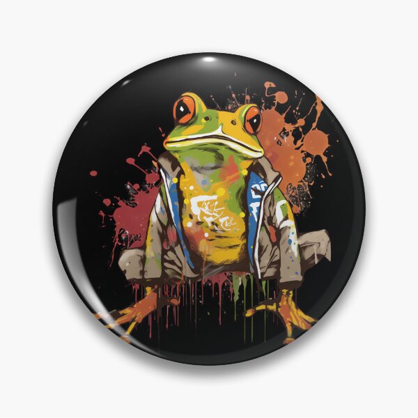 Item preview, Hip-Hop Frog In Sweats Street Art  designed and sold by StephanieLZ.