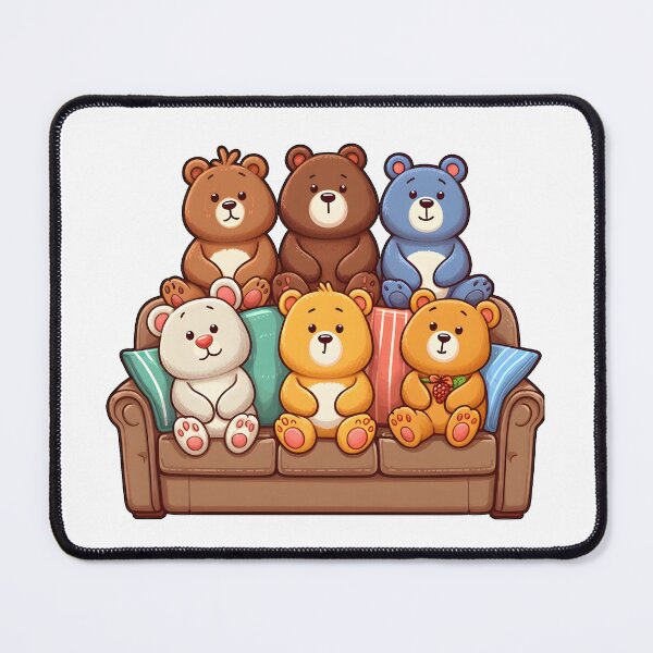 Item preview, Cute Bear Friends Kawaii   designed and sold by TeddybearClub.