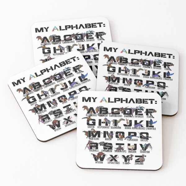 Item preview, ARK Alphabet designed and sold by Kormix.