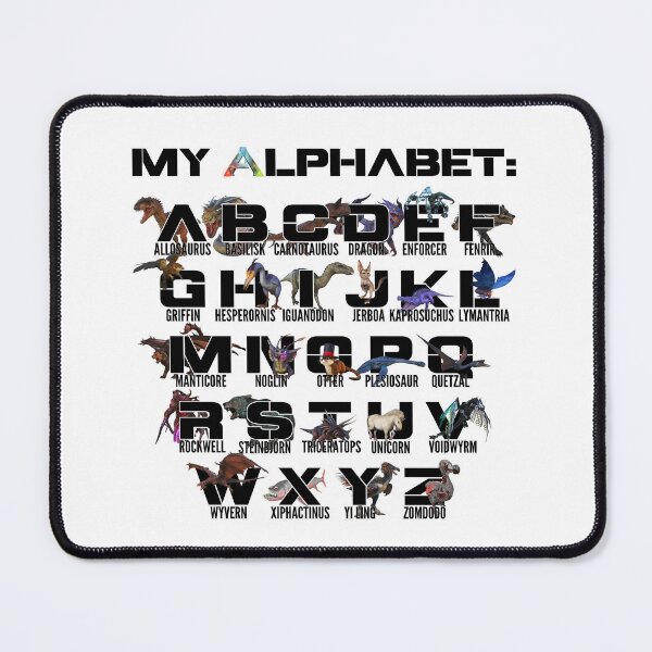 Item preview, ARK Alphabet designed and sold by Kormix.