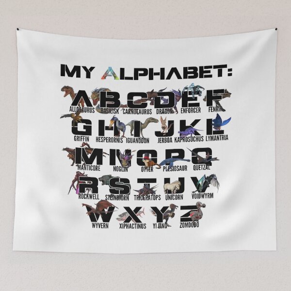 Item preview, ARK Alphabet designed and sold by Kormix.