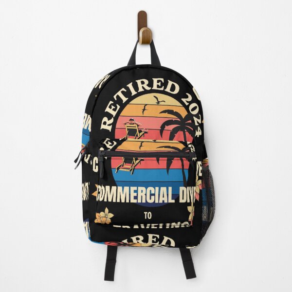 Item preview, Retired Commercial Diver 2024. Tropical Sunset Retirement Vibes Design designed and sold by johnharry3.