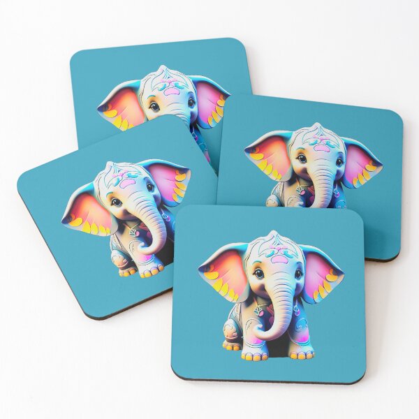 Item preview, Sweet decorated elephant graphic designed and sold by AD-Digital-Art.