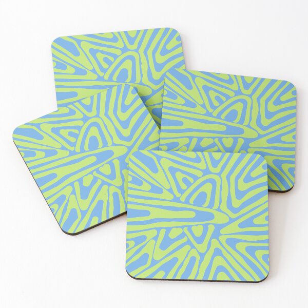 Item preview, Blue Green Triangle Shapes Wacky Creative Adult Gifts  designed and sold by IntoClearWater.