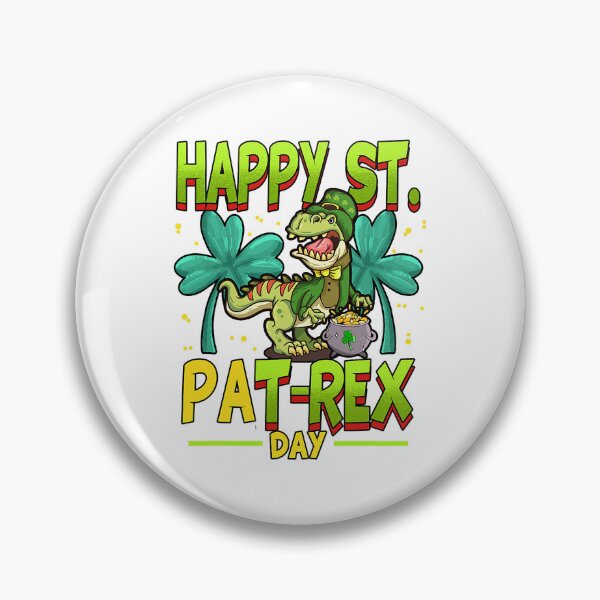 Item preview, Happy St. Pat-rex Day Patricks Funny Trex Shamrock designed and sold by BalladOfZeus.