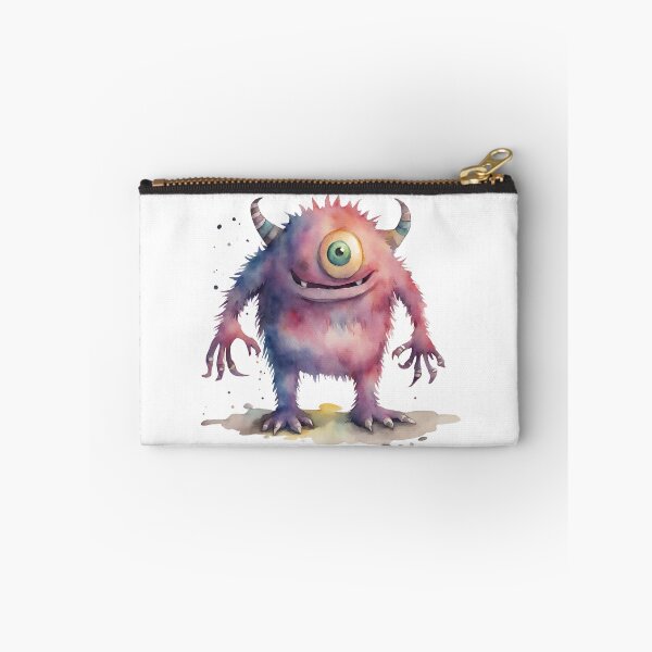 Item preview, Watercolor Friendly Monster 10 designed and sold by FlutterByH.