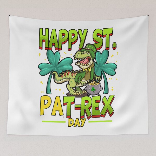 Item preview, Happy St. Pat-rex Day Patricks Funny Trex Shamrock designed and sold by BalladOfZeus.